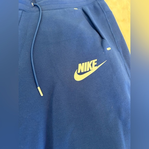 Nike Blue Tech Fleece Joggers - Picture 2 of 4